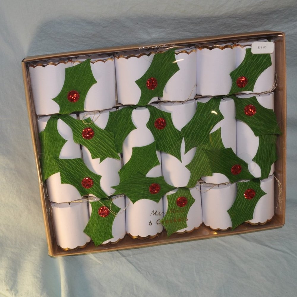 Meri Meri luxury Brooch Christmas crackers NIP (w1642)